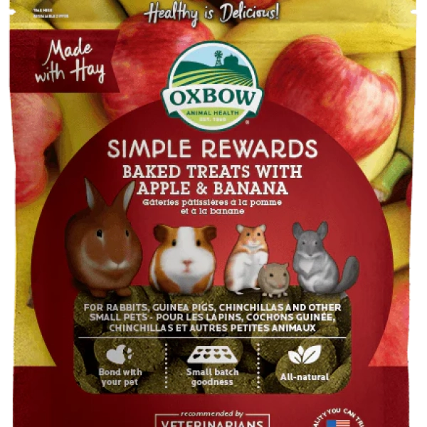 Oxbow Simple Rewards Apple and Banana Treats